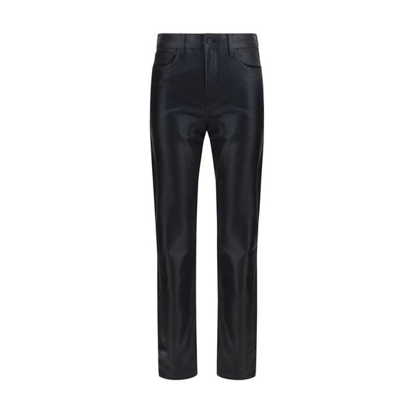 L'Agence Pants - L'Agence Black Leather Women's Pants